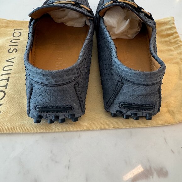 Hockenheim LV Python Snakeskin Leather Shoes - Picture 4 of 6